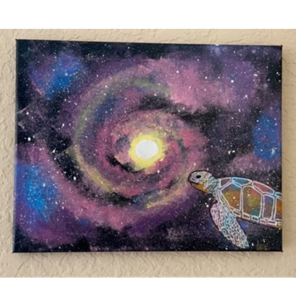 Turtle Galaxy Painting
